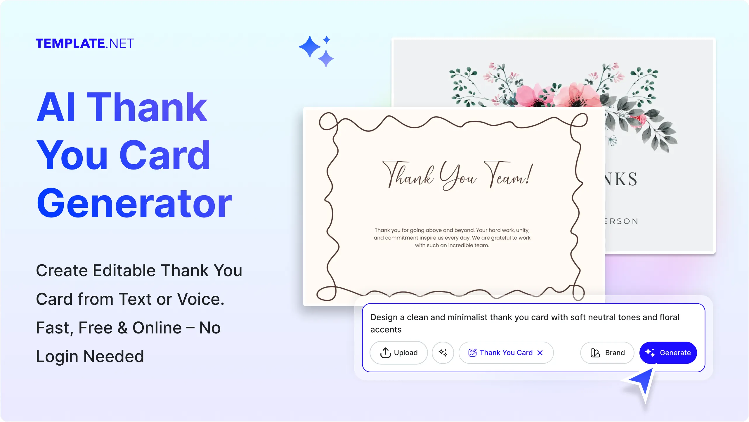 Free AI Thank You Card Generator, Free AI Thank You Card Maker [ No Signup ]
